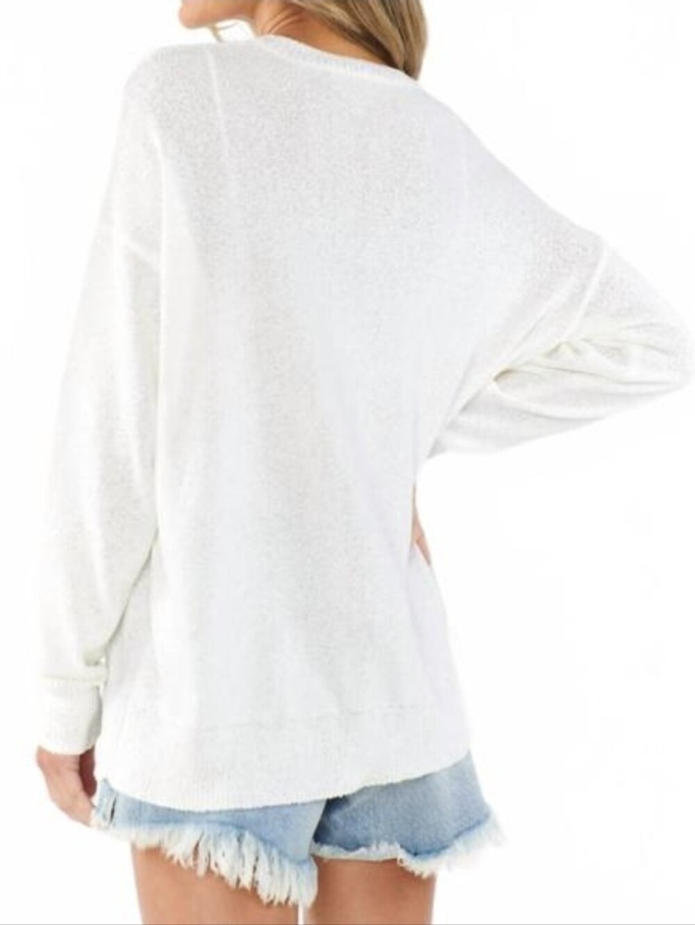 NEW SHOW ME YOUR MUMU Woodsy Sweater in Lobster Sz Medium - Picture 2 of 2
